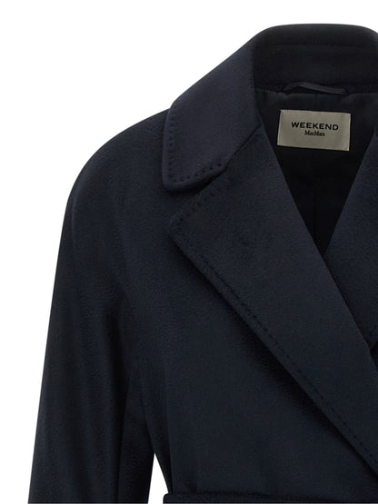 Max Mara Blue Wool Coat