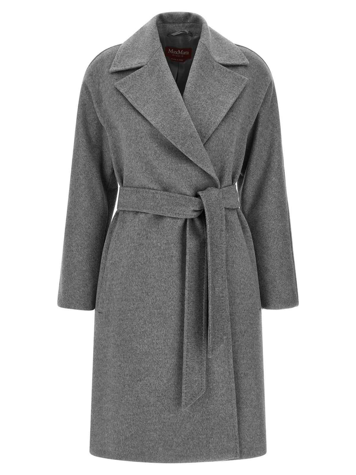 Max Mara Gray Wool Coat