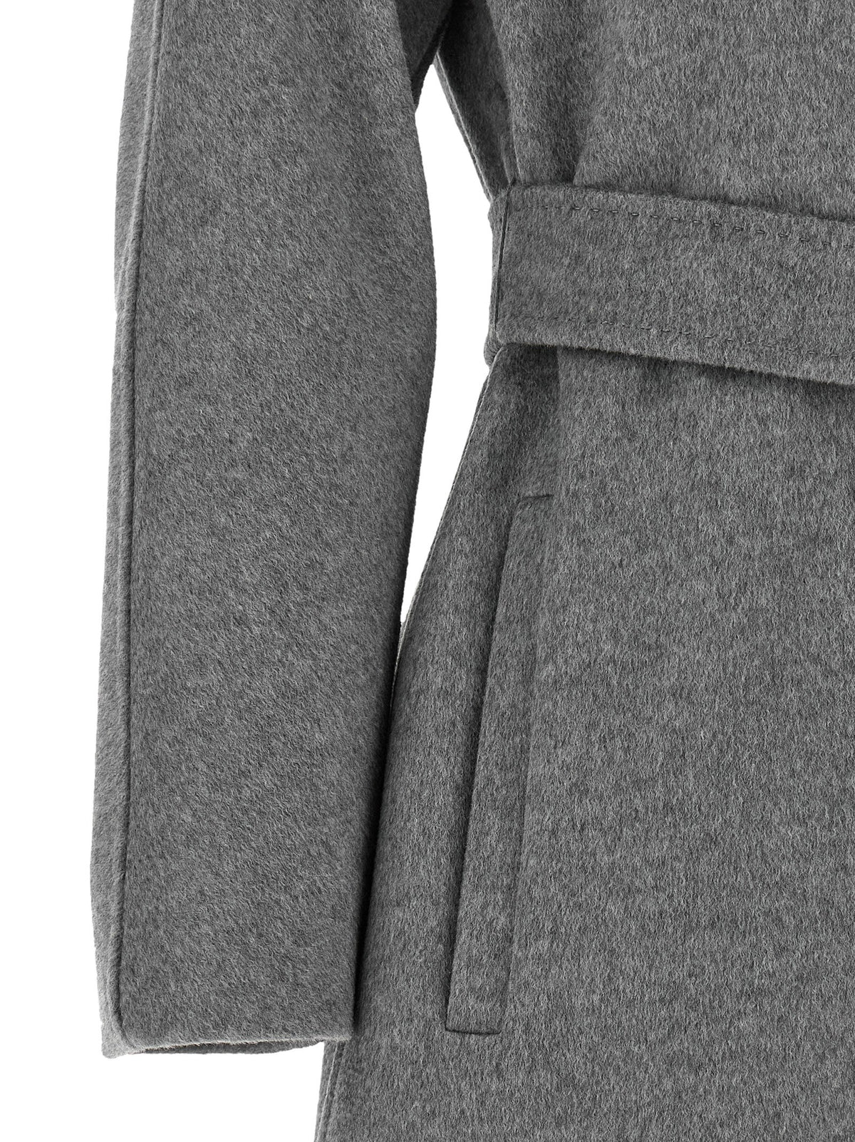 Max Mara Gray Wool Coat