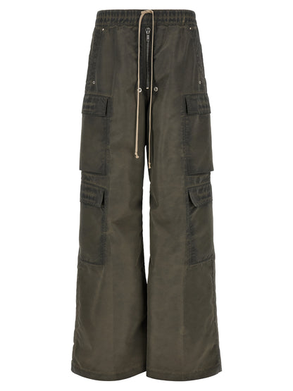 DRKSHDW Gray Nylon Cargo Pants