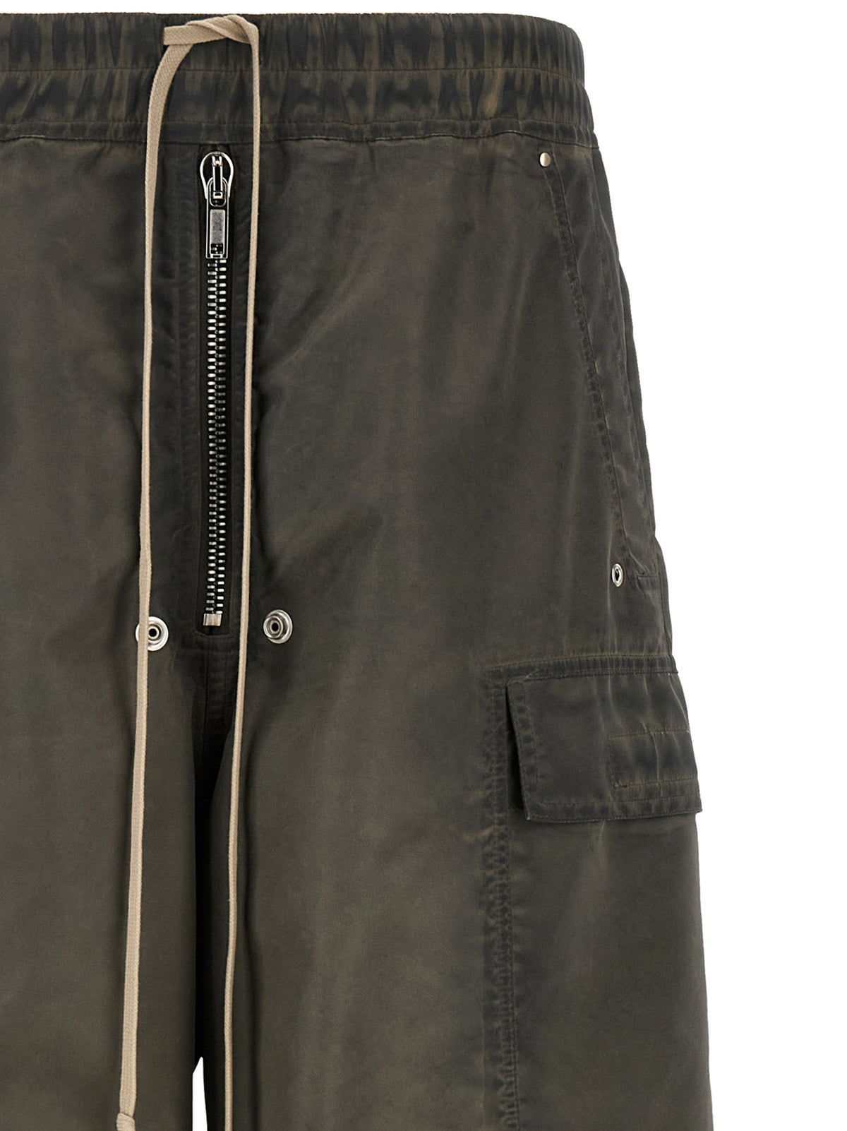 DRKSHDW Gray Nylon Cargo Pants