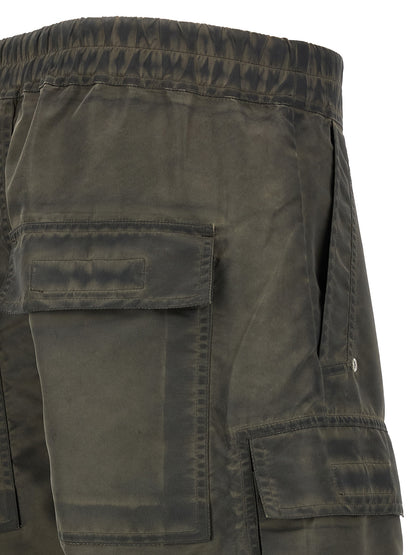 DRKSHDW Gray Nylon Cargo Pants