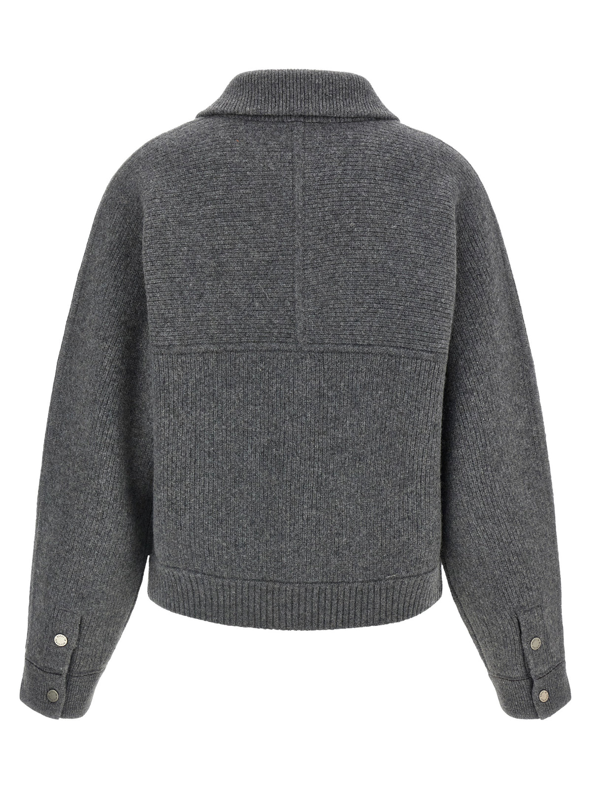 Guest in Residence Gray Wool Bomber