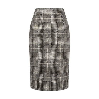 Baldinini Trend White Cotton Women Skirt