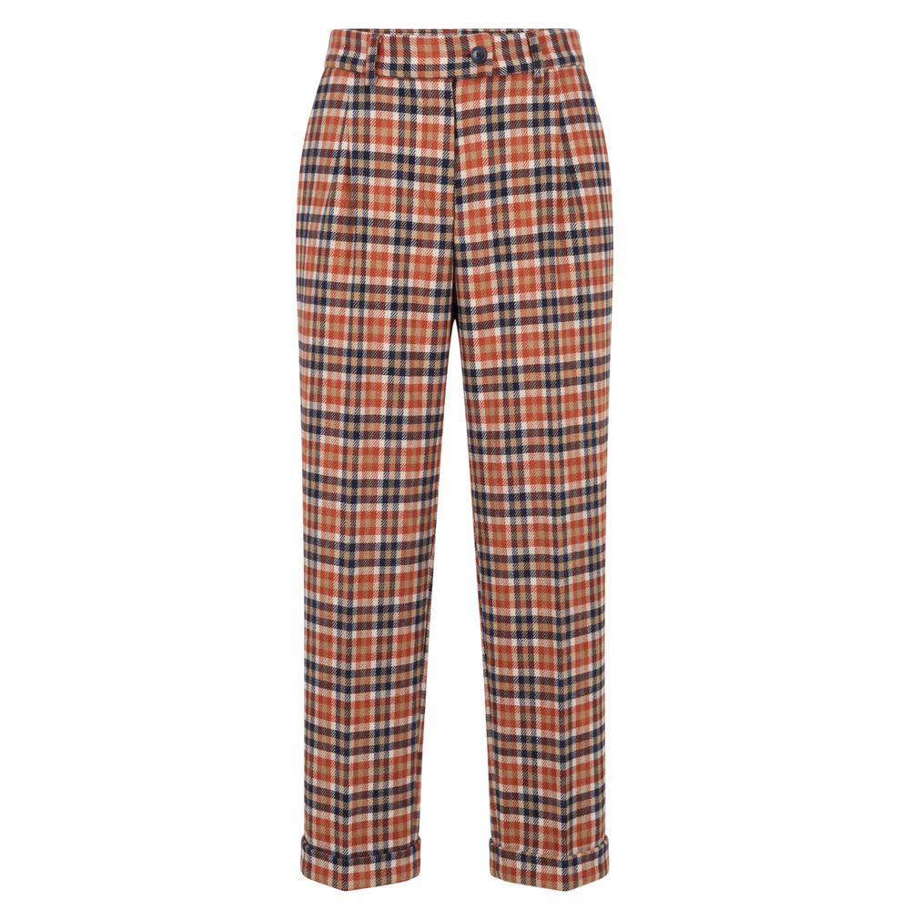 Baldinini Trend Orange Wool Women Pants