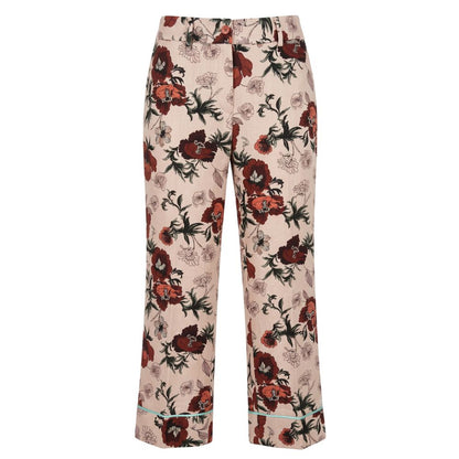 Baldinini Trend Pink Cotton Women Pant