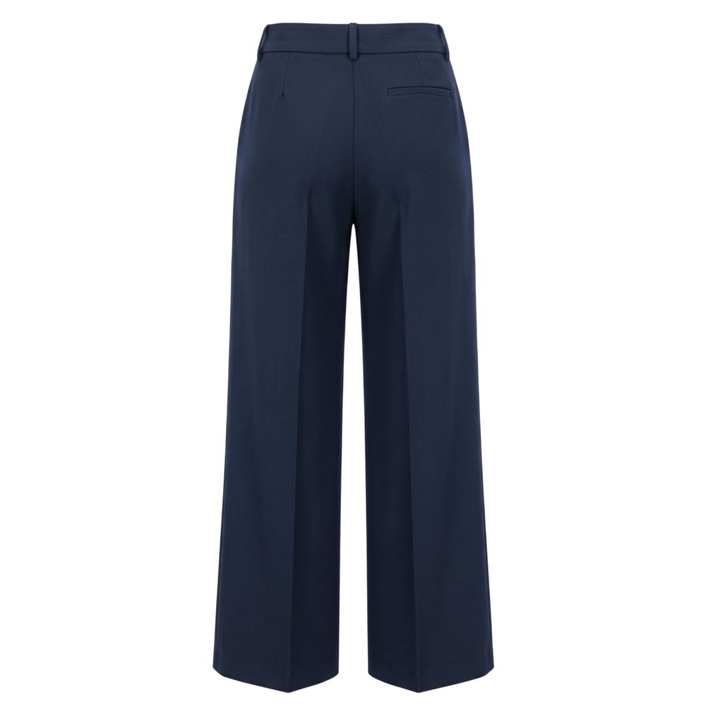 Baldinini Trend Blue Viscose Women Pants