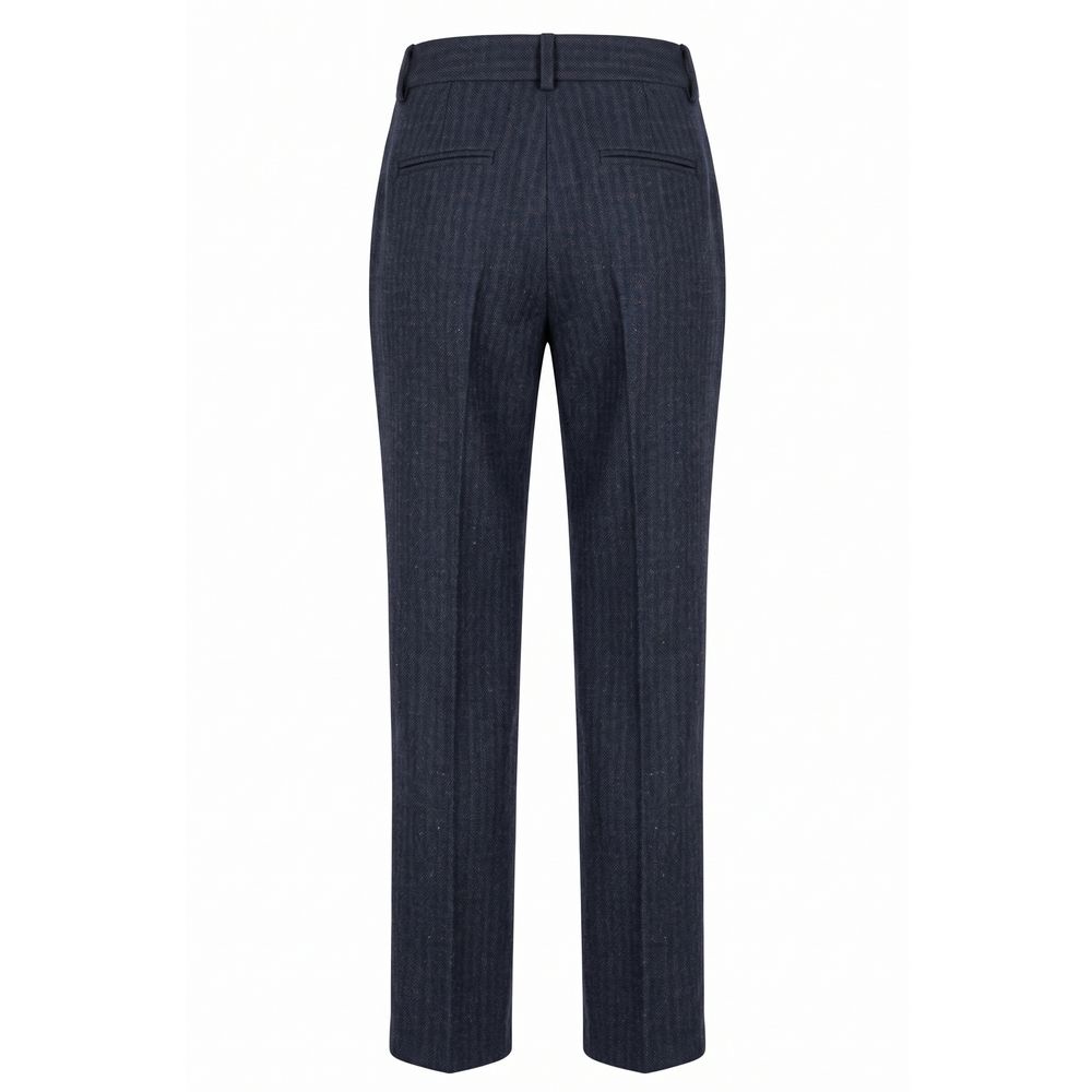 Baldinini Trend Blue Cotton Womens Pant
