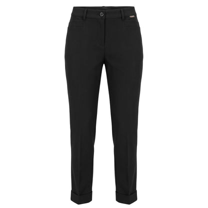 Baldinini Trend Black Viscose Women Pant