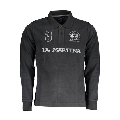 La Martina Grigio Wool Men Sweater
