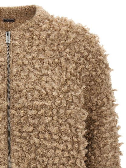 Peserico Beige Wool Bomber