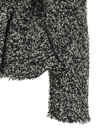 Alberta Ferretti White Virgin Wool Blazer