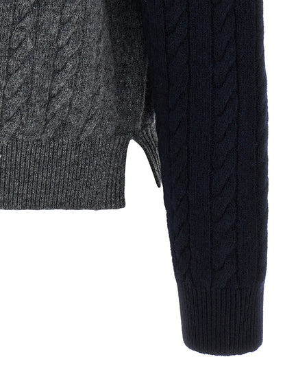 Ferragamo Multicolor Virgin Wool Cardigan