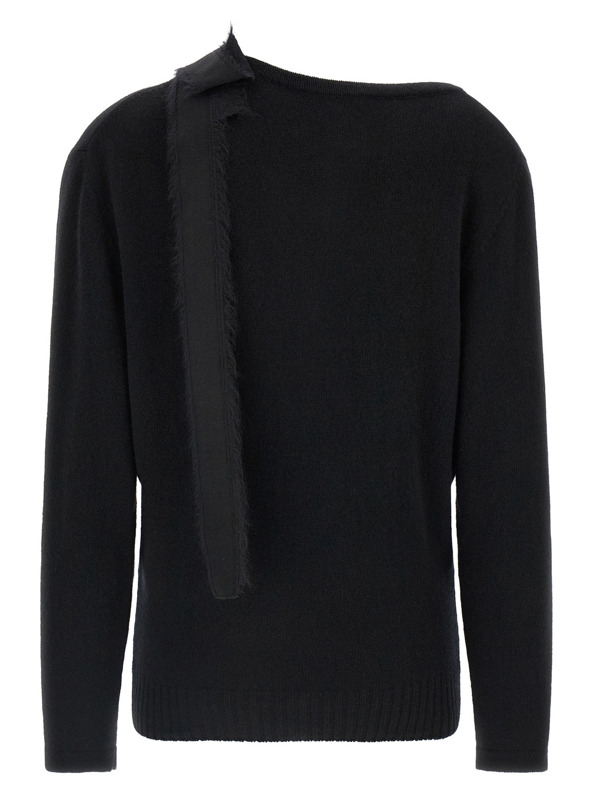 Alberta Ferretti Black Cashmere Cardigan