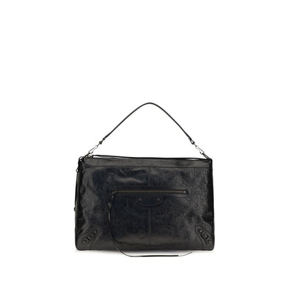 Balenciaga Black Lamb Ovis Aries Shoulder Bag