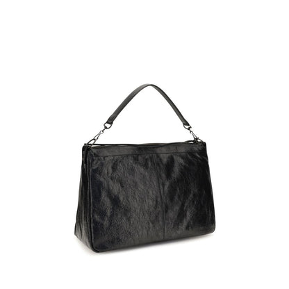 Balenciaga Black Lamb Ovis Aries Shoulder Bag