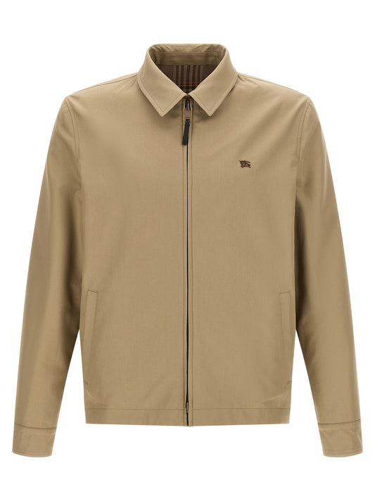 Burberry Beige Wool Full-Length Jacket