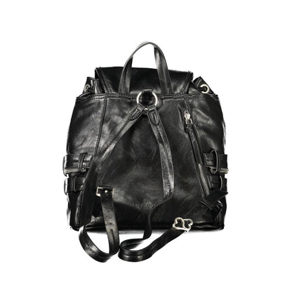 Desigual Black Polyurethane Womens Backpack