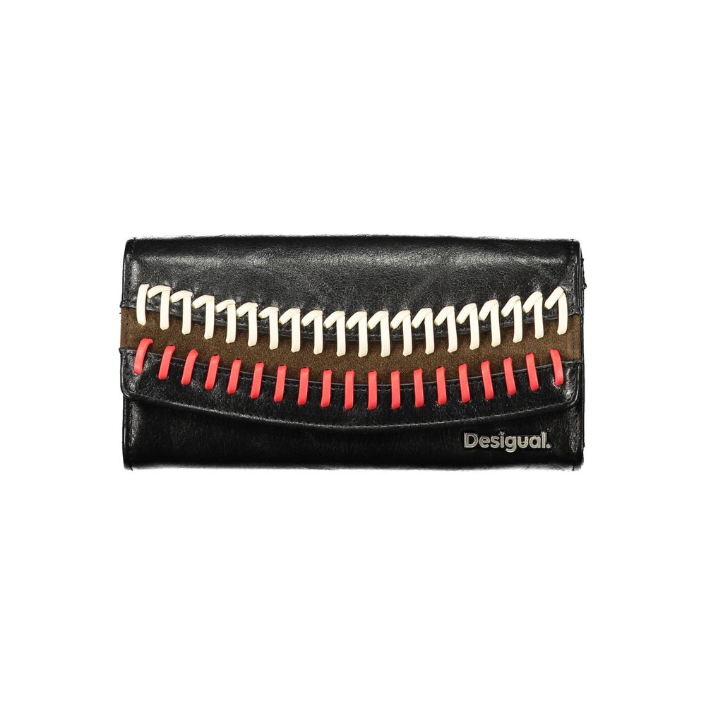 Desigual Black Polyurethane Women Wallet