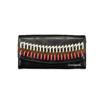 Desigual Black Polyurethane Women Wallet
