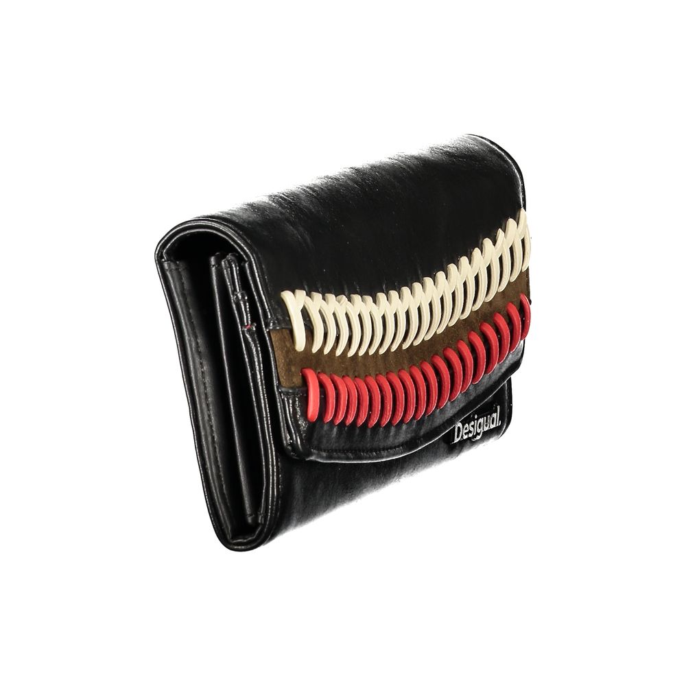 Desigual Black Polyurethane Women Wallet