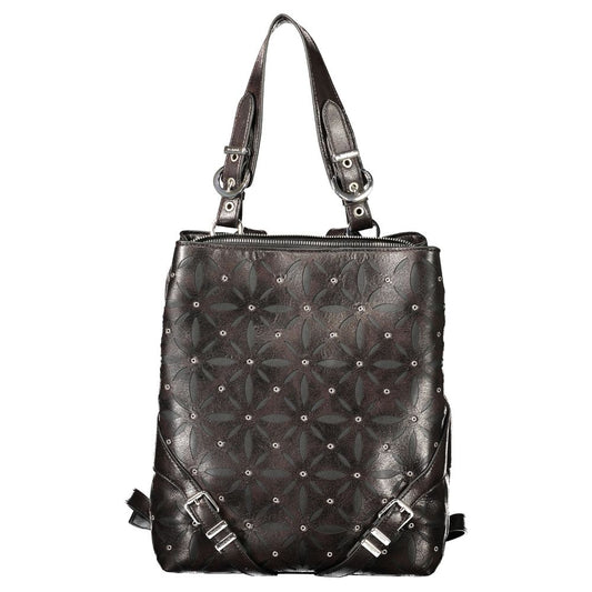 Backpack by Desigual for women in polyurethane black features a effortlessly chic Polyurethane Backpack design, showcasing a secure , ample built-in-compartments, and versatile backpack-strap, adjustable-strap & handle for a effortlessly chic finish.