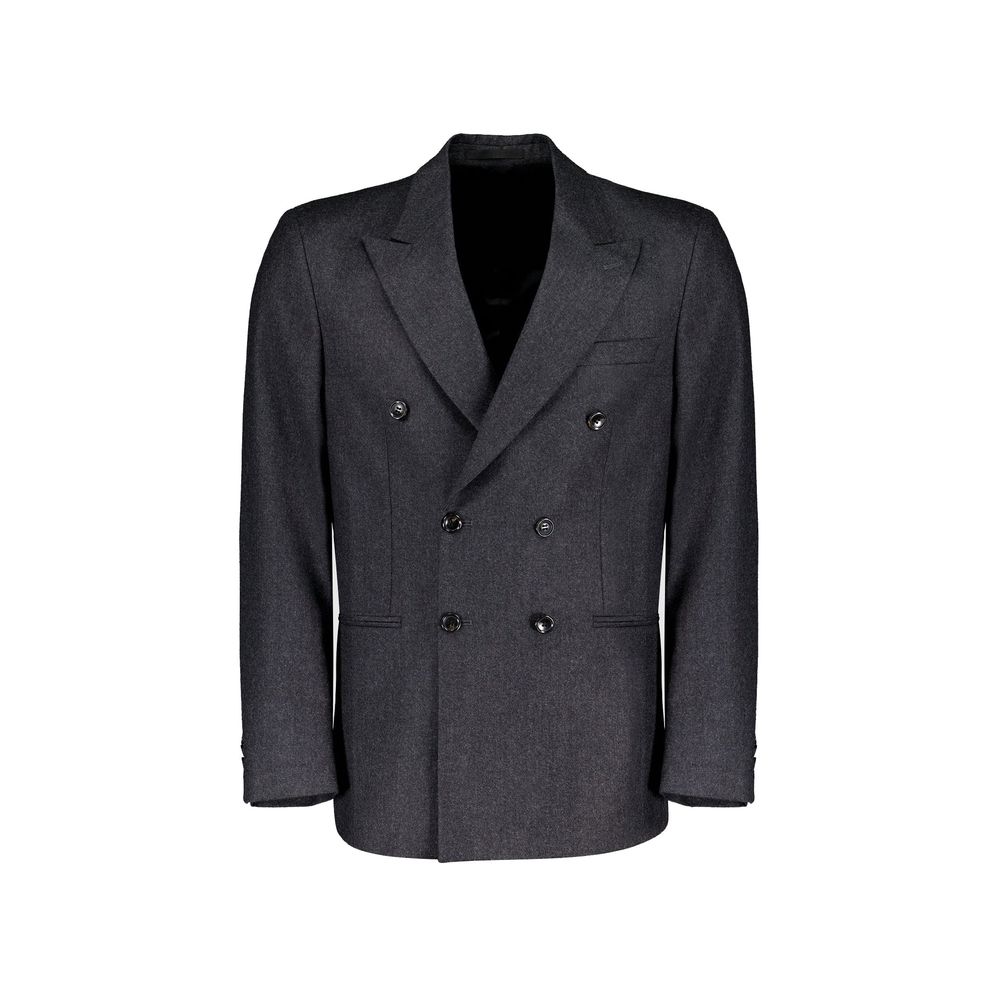 Autore Gray Wool Full-Length Jacket