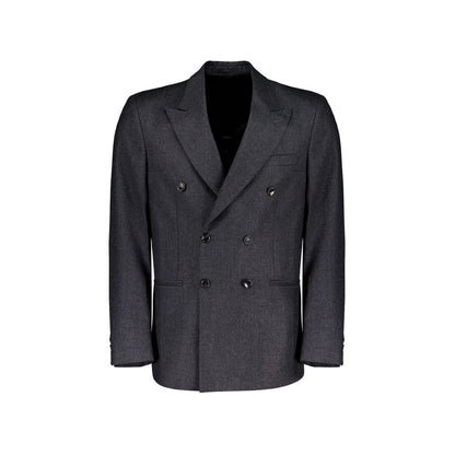 Autore Gray Wool Full-Length Jacket