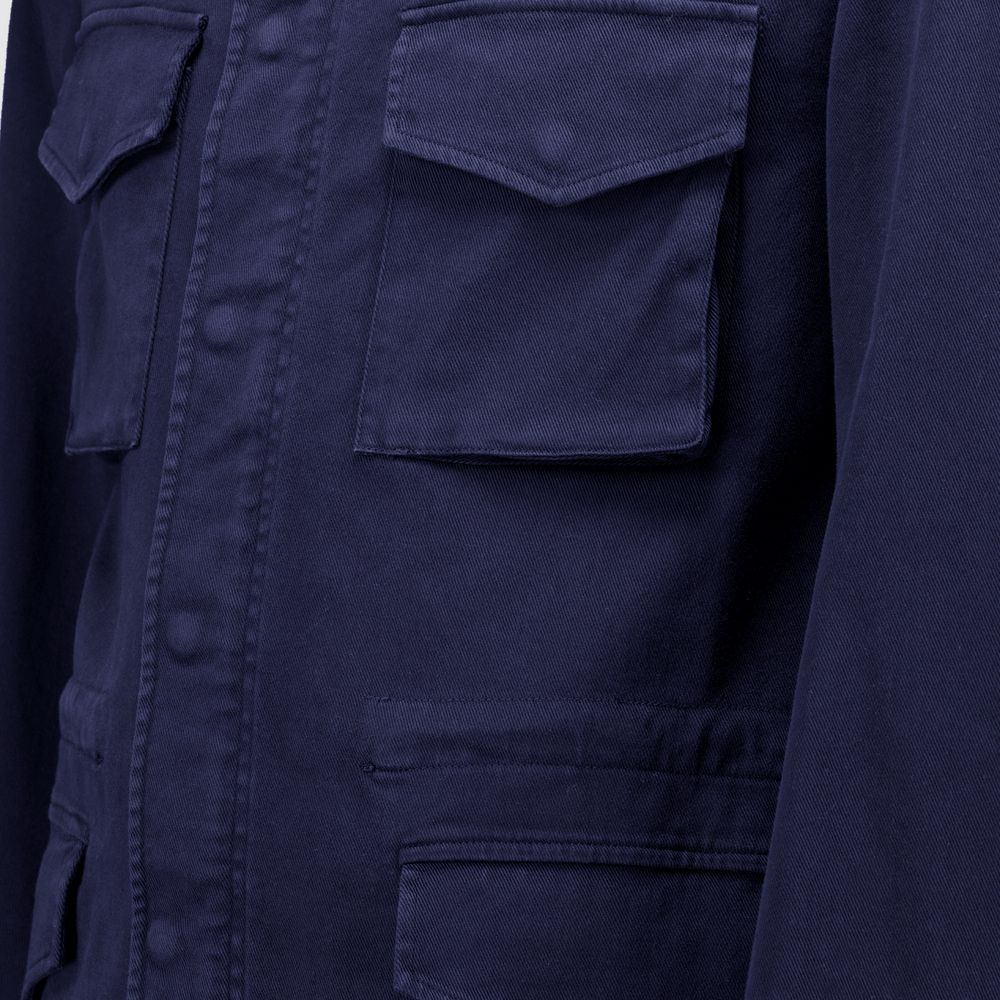 Autore Navy Blue Cotton Jacket