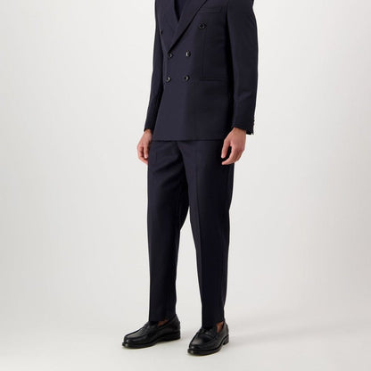 Autore Blue Wool Dress Pants