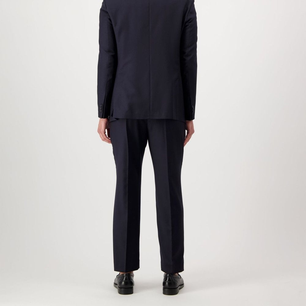Autore Blue Wool Dress Pants
