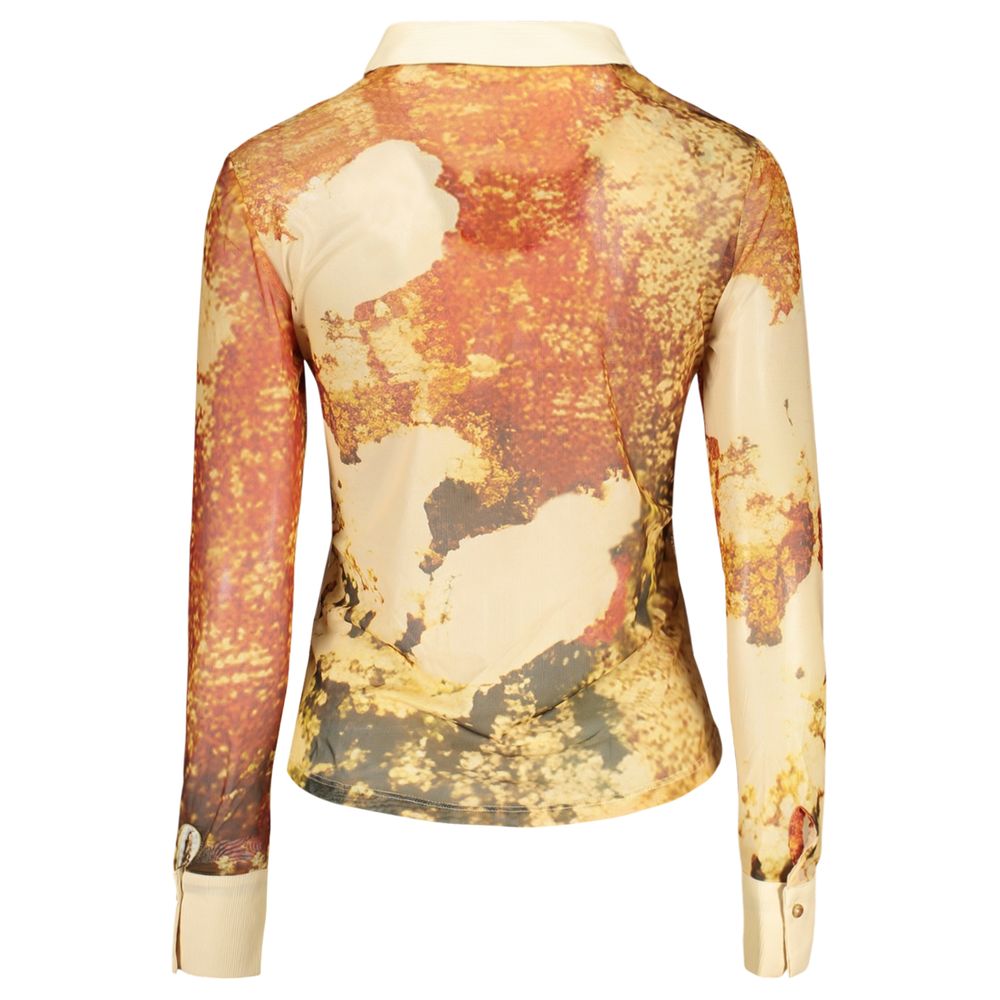 Desigual Beige Polyester Female Shirt