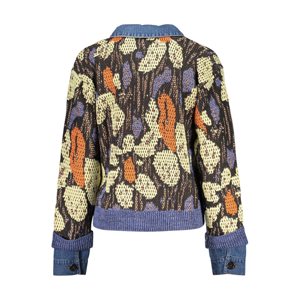 Desigual Blue Viscose Women's Sweater