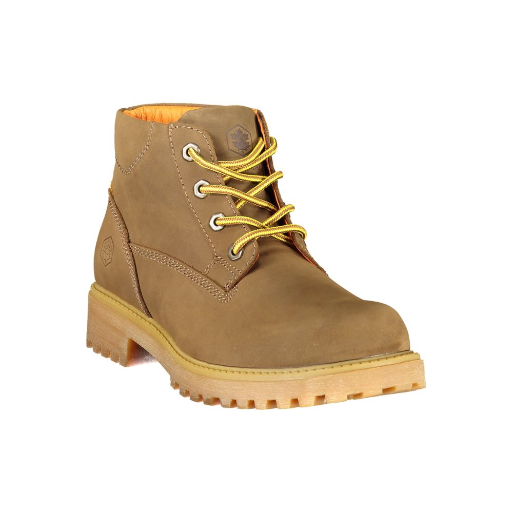 Lumberjack Brown Leather Men Sneaker