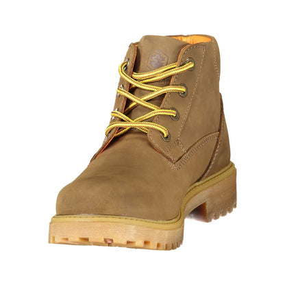 Lumberjack Brown Leather Men Sneaker