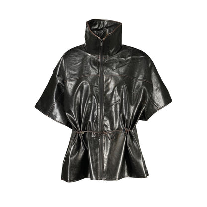 Desigual Black Polyurethane Women Sweater