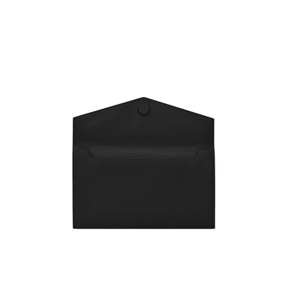 Saint Laurent Black Leather Clutch Bag