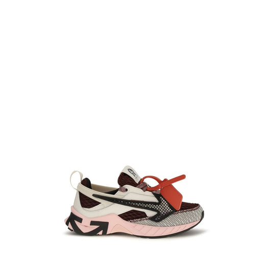 Athletic Sneakers by Off-White for women in polyester & rubber multicolor, white & signature presents a sleek silhouette, perfectly capturing the athletic style essence of Women's Athletic Polyester & Rubber Sneakers with its sleek design and premium finish.