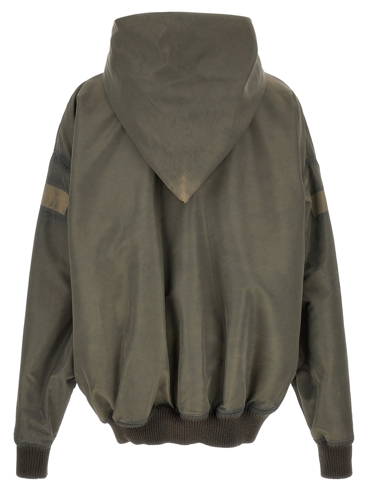 Rick Owens Gray Nylon Shell Jacket