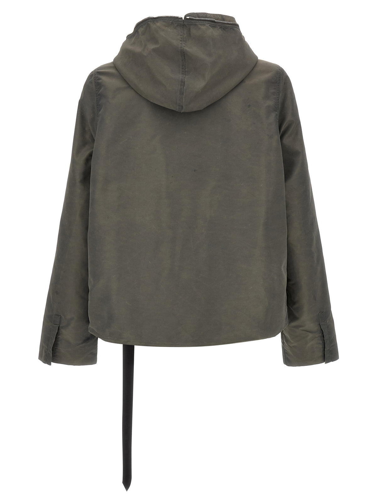 DRKSHDW Gray Nylon Full-Length Jacket