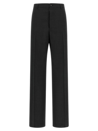 Maison Margiela Gray Wool Dress Pants