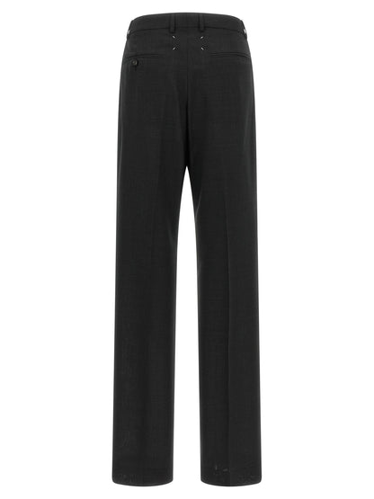 Maison Margiela Gray Wool Dress Pants