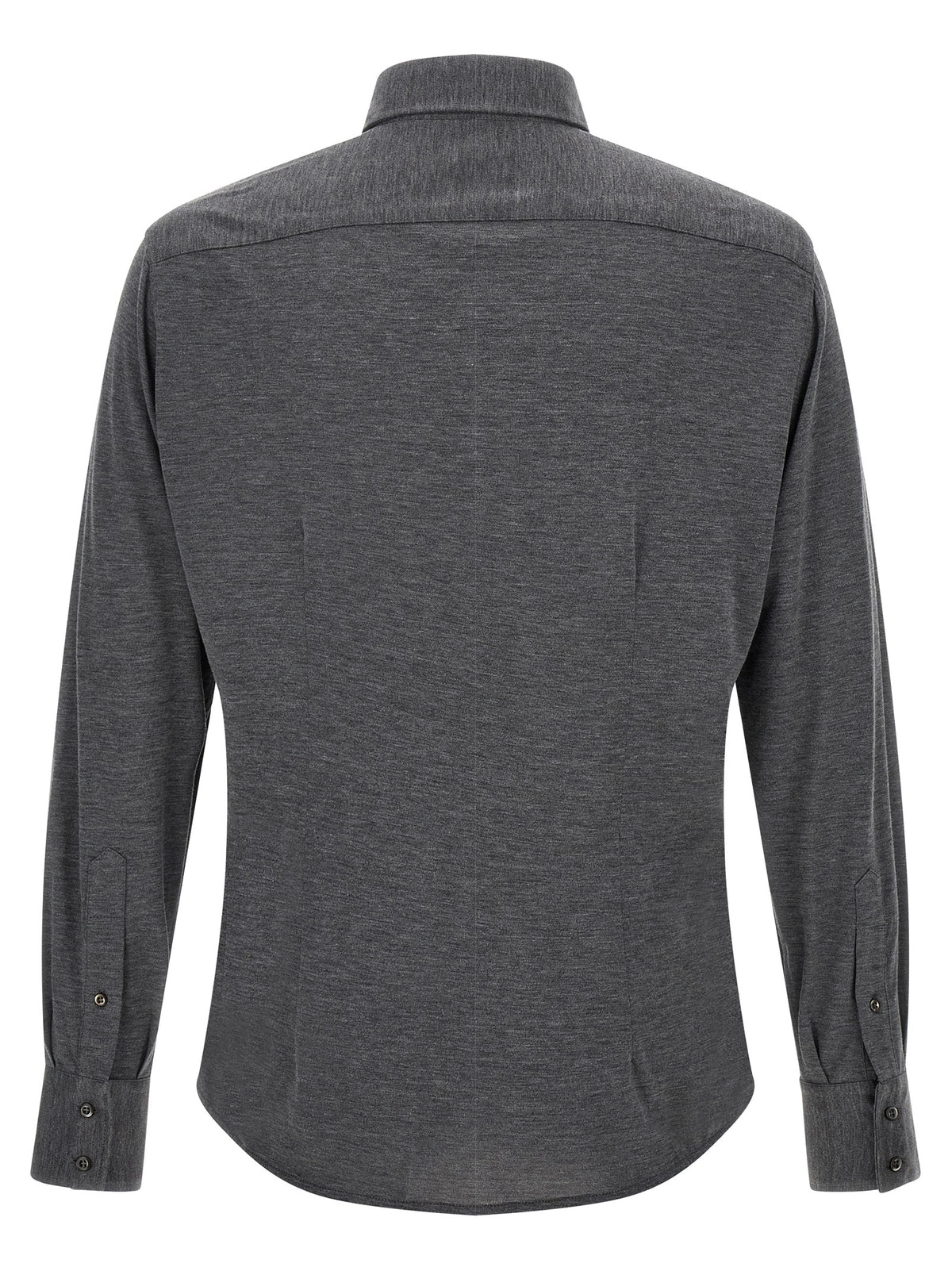 Brunello Cucinelli Gray Silk Blouse