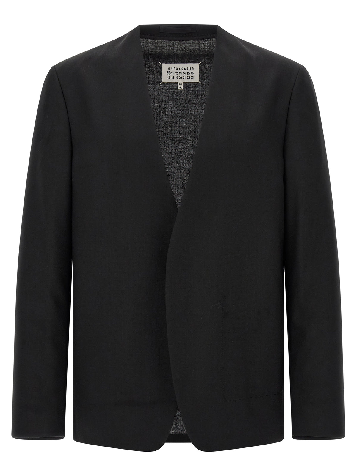 Maison Margiela Black Virgin Wool Blazer