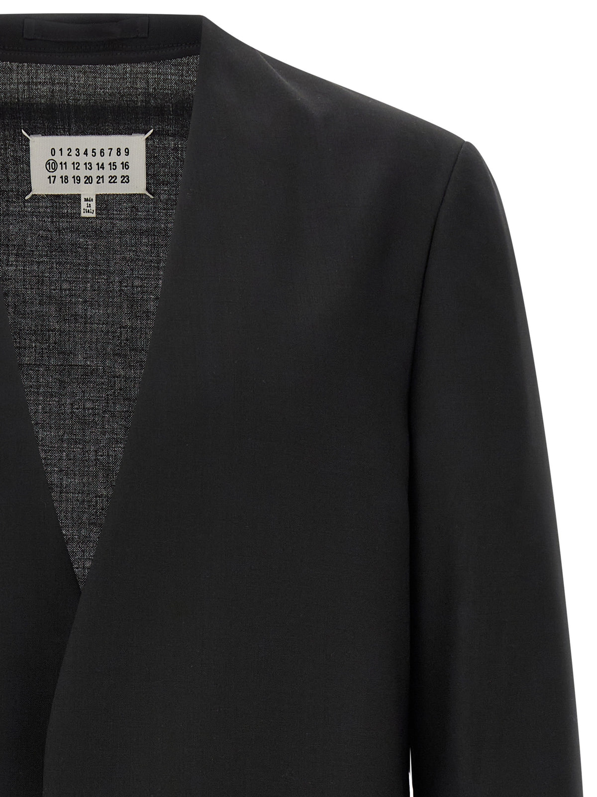 Maison Margiela Black Virgin Wool Blazer