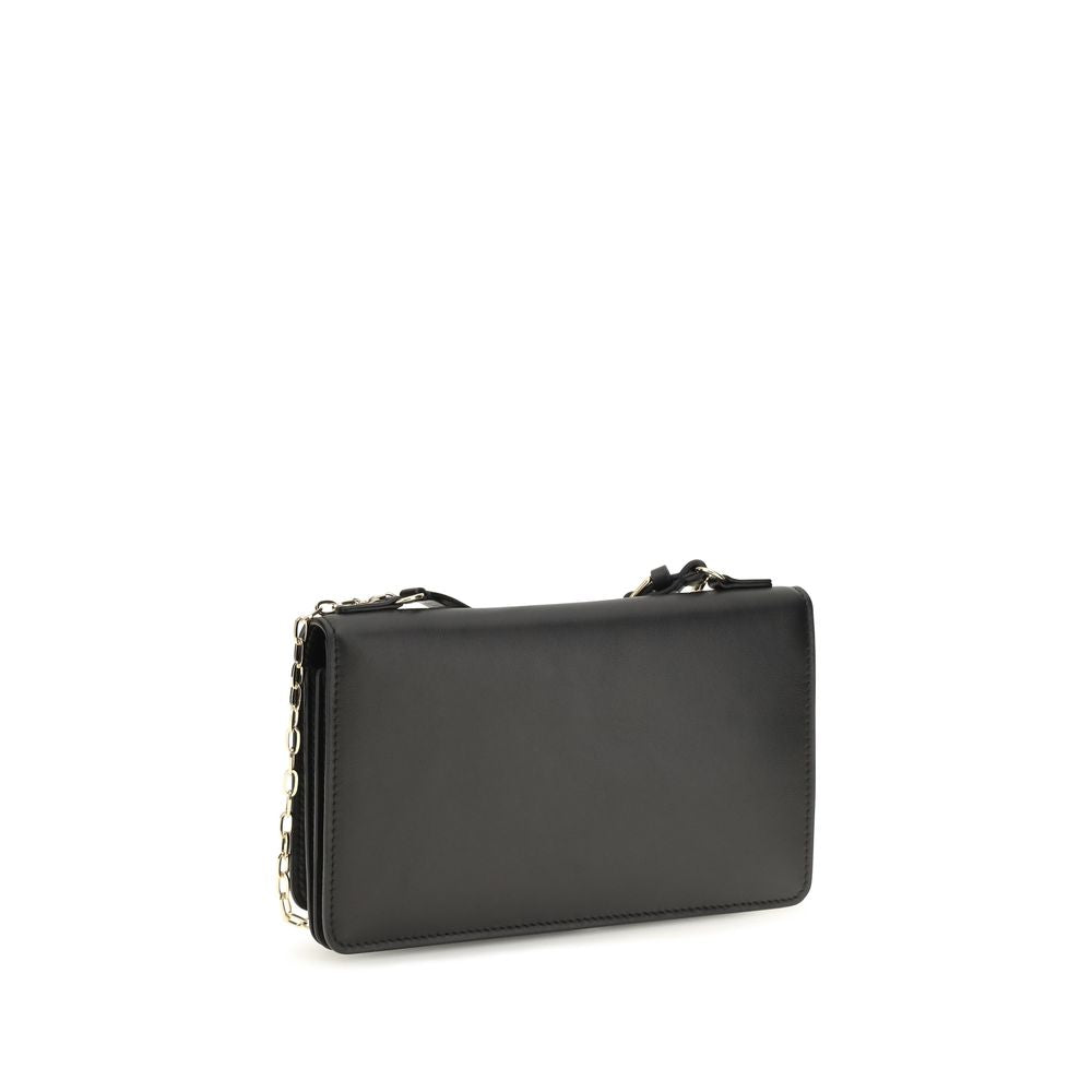 Fendi Black Calf Leather Bos Taurus Wallet