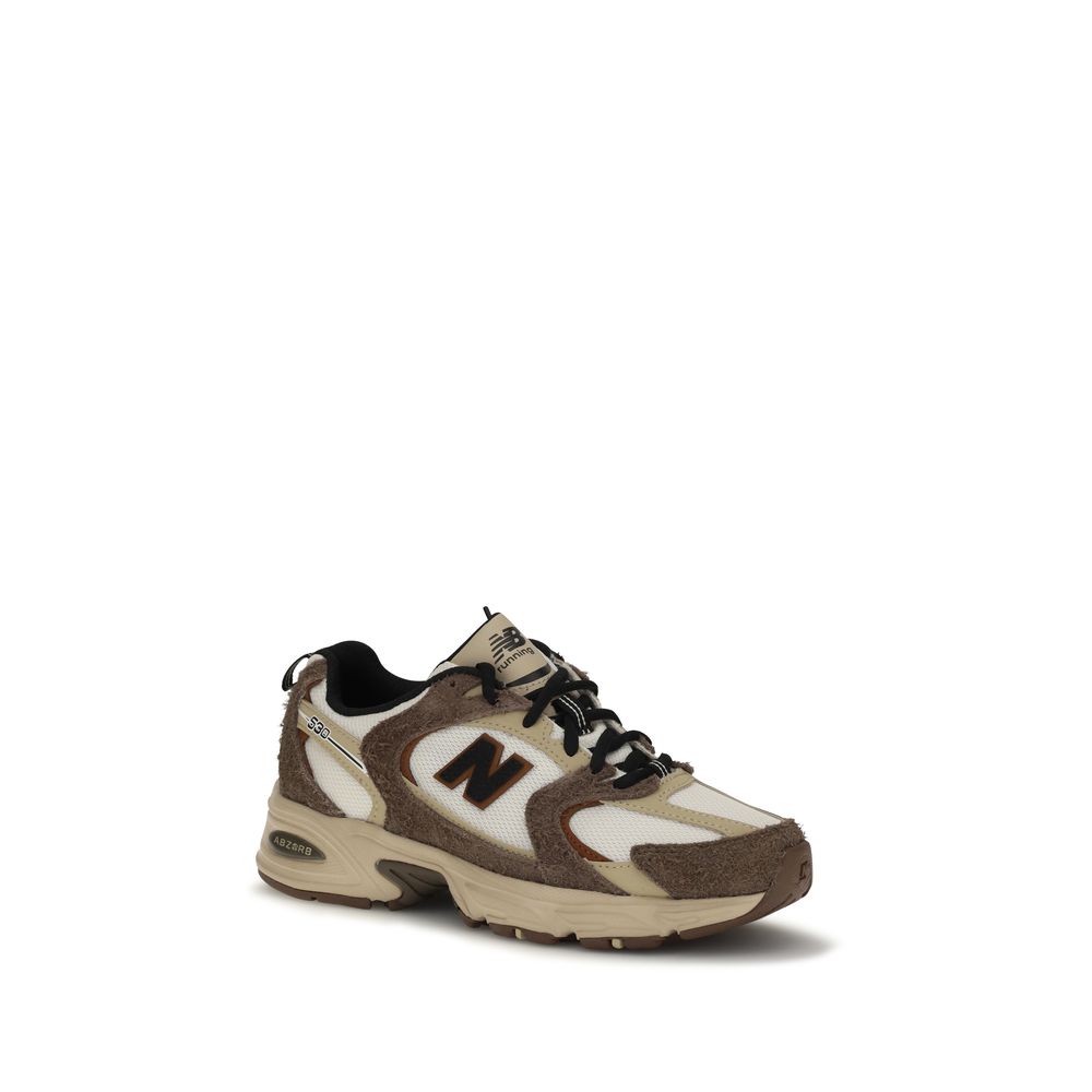 New Balance Brown Polyamide Athletic Sneakers