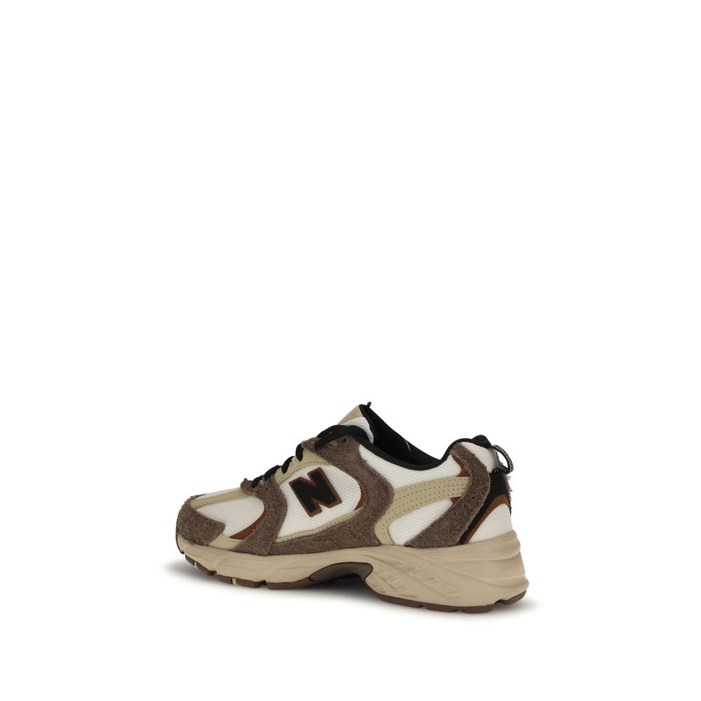 New Balance Brown Polyamide Athletic Sneakers