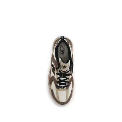 New Balance Brown Polyamide Athletic Sneakers