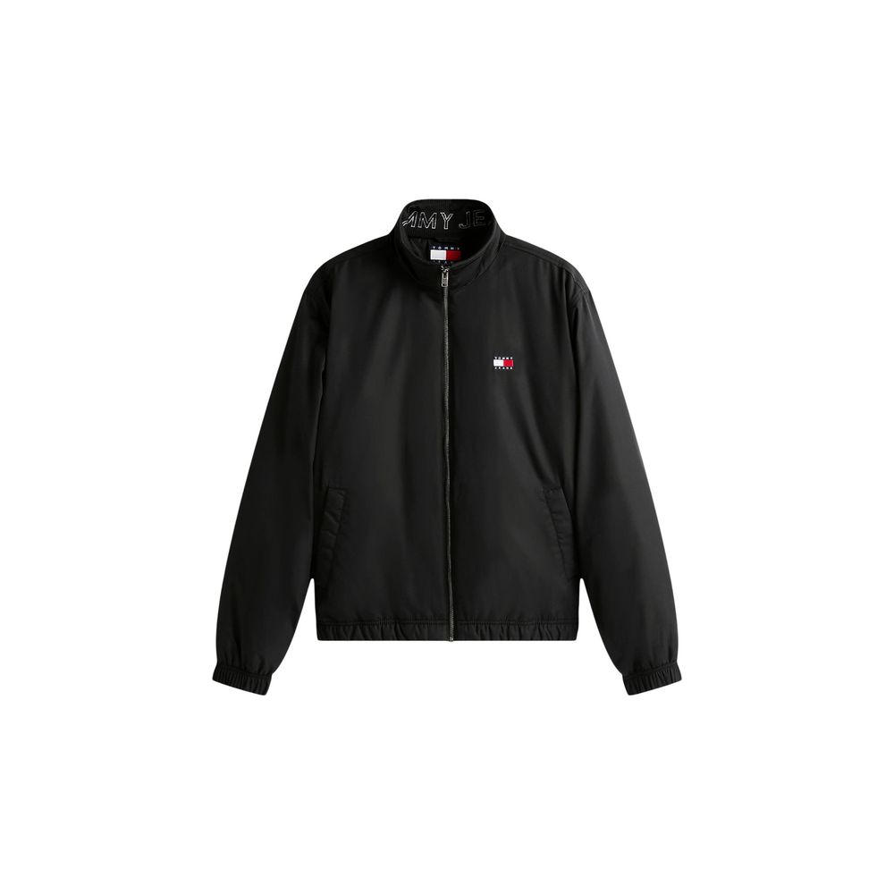 Tommy Hilfiger Jeans Black Recycled Polyester Bomber